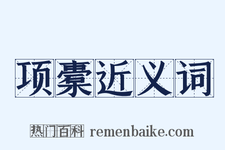 项橐近义词是什么意思的图片